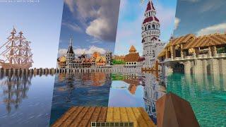 4K Top Minecraft Shaders  Best 10 Shaders Comparison  BSL Continuum Pr Luma SEUS Voyager