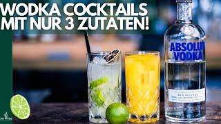 Vodka Cocktails mit nur 3 Zutaten  Schnell+Einfach