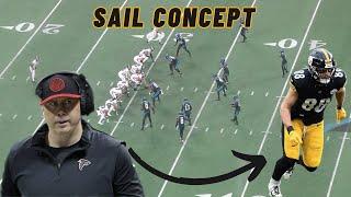 Film Room Steelers OC Arthur Smiths Sail Passing Concept