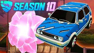 ОБЗОР НА РОКЕТ ПАСС 10 и НОВЫЕ НАГРАДЫ ГОЛЬФ В РЛ?  Рокет Лига 10 Сезон  Rocket League