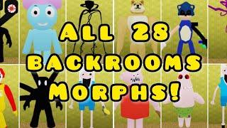 How To Get ALL 28 BACKROOMS MORPHS In “Backrooms Morphs”  Roblox #roblox #backrooms