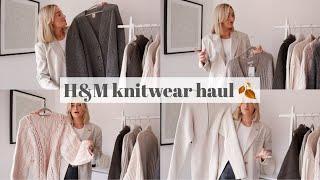 H&M knitwear haul & styling  cosy knits for winter