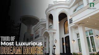 The Most Luxurious Full Furnished House Tour  2 kanal Spanish Design House In DHA Lahore.