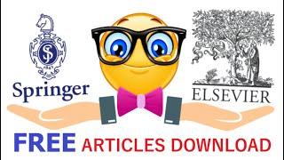 آموزش دانلود مقاله به صورت رایگان How to download an article for free