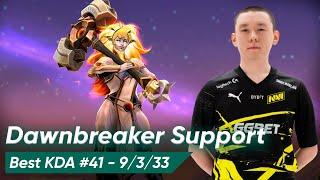 DAWNBREAKER HARD SUPPORT by Malady  Dota 2 7.35b Pro Gameplay