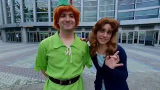 WELCOME TO WONDERCON 2024 VERY ACCURATE PETER PAN & WENDY COSPLAYERS
