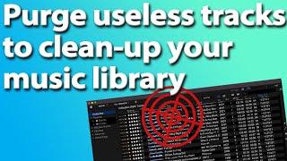 Purge useless tracks to clean-up your DJ music library