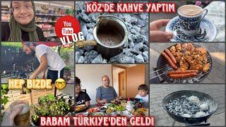 Aylar sonra kavuştuk⁉️hasret bitti⁉️kahvaltı özgedenevde kumpir⁉️yine mangal‍közde kahveVlog