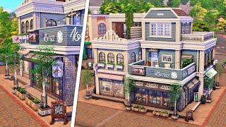Thrift Store Boba Tea Nail Salon and Laundromat  The Sims 4 Speed Build
