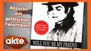 Abzocke mit gefälschten Fanartikeln von Michael Jackson  Akte  SAT.1