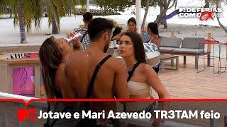 Mari Azevedo chuta o balde e beija Bernardo  MTV De Férias com o Ex Caribe