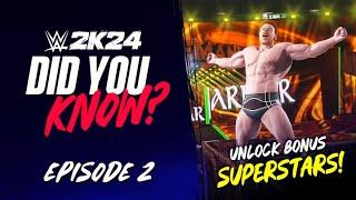 WWE 2K24 Did You Know? Bonus Superstars Referee Cutscenes Another Alt Ending & More Episode 2