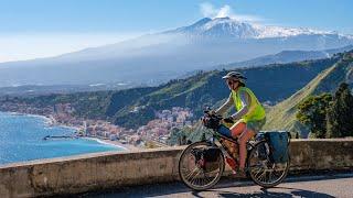 Cycling Sicily in Winter Part One  World Bicycle Touring Episode 16