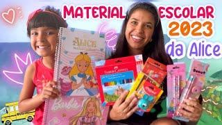 MATERIAL ESCOLAR 2023 Alice para 1º ano 1st grade