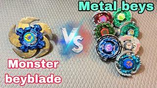 Monster Beyblade Vs Metal Beyblade Fight  must watch