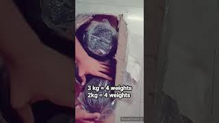 Unboxing PVC16KG Dumbbell Set Combo16Kg #unboxing#shorts#gym #dumbells#workout #unboxdumbell