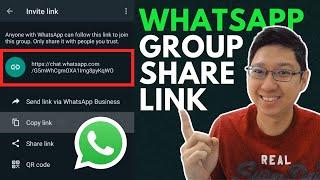 How to Find & Share Whatsapp Group Invite Link