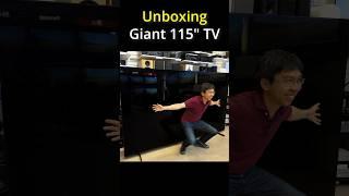 Unboxing a 115-inch TV 5000 Nits 