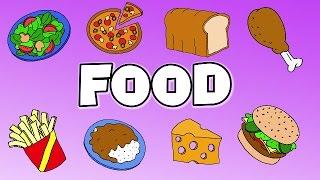 Learn Food Vocabulary  Talking Flashcards