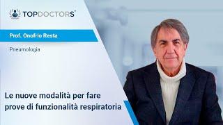 Funzionalità respiratoria  - Prof.  Onofrio Resta