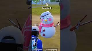 Snowman ️ in BGMI   Battle Ground Mobile India × Christmas Mod  #battlegroundsmobileindia #bgmi