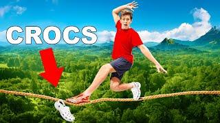 I Tried Extreme Sports in Crocs