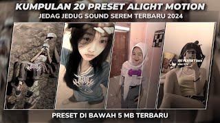 KUMPULAN 20 PRESET ALIGHT MOTION SOUND SEREM TERBARU 2024  PRESET DIBAWAH 5MB