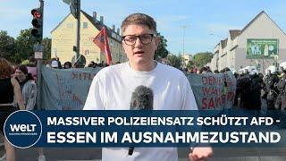 ESSEN Proteste gegen AfD-Parteitag - Blockaden legen Stadt lahm  WELT Analyse