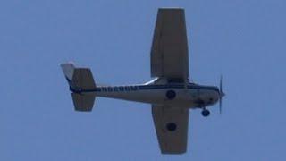 Hillsboro Aero Academy Cessna 152 N6286M fly over Newberg Oregon 4K VIDEO