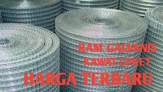 harga ram galvanis  kawat loket