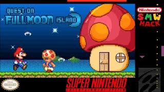 Quest on Full Moon Island - Hack of Super Mario World SNES Longplay