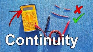 How to Test for Continuity in an Electrical Circuit Using a Multimeter  Tech Tip 31