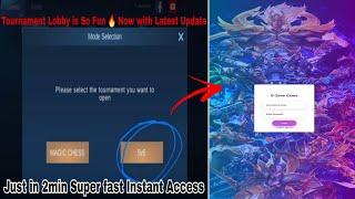 How to create tournament lobby room and do setup setting  Instant 2 min process just watch this...?