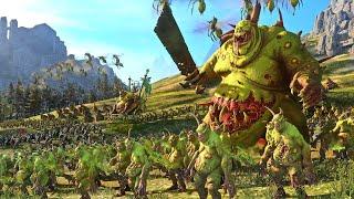 Nurgle Vs Tzeentch  Huge cinematic Battle  Total War Warhammer 3