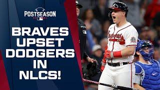 Braves SHOCK THE WORLD with upset of Dodgers in NLCS  NLCS Game Highlights
