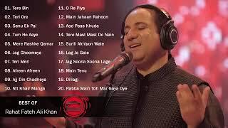 Best of RAHAT FATEH ALI KHAN hit Songs  Bollywood evergreen Heart touching ROMANTIC SONGS