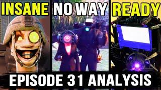 FINAL BATTLE IS COMING Skibidi Toilet Multiverse 31 Analysis  All Secrets & Easter Eggs