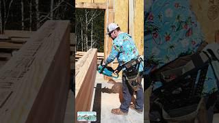 Framer W Chainsaw #construction #framinglife #houseconstruction #houseframing