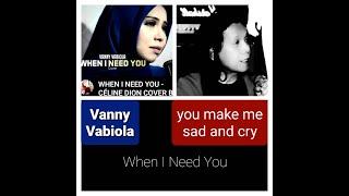 VANNY VABIOLA  - When I Need You Celine Dion  Great version REACTION