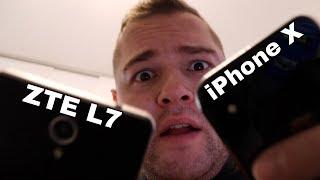 Teuerstes Smartphone vs billigstes Smartphone  iPhoneX vs ZTE BLADE L7