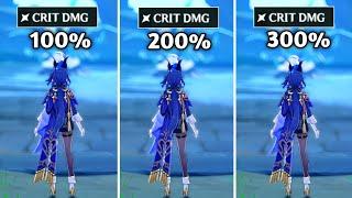 C0 Clorinde Crit Damage Comparison  Genshin Impact