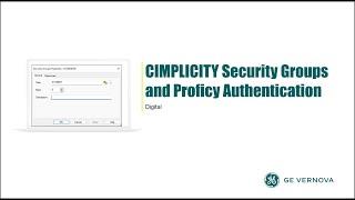 How to Use CIMPLICITY Security Groups