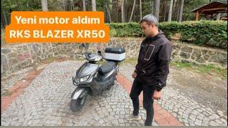 Yeni Motor Aldım. RKS BLAZER XR 50 ile Yeni Bir Macera  İnceleme Sürüş ve Teknik Özellikler #rks