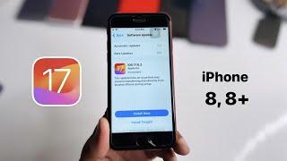 iOS 17 update for iPhone 8 8+  How to install iOS 17 on iPhone 8plus