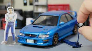 Bunta Fujiwaras Initial D Subaru Impreza WRX STI Model Car Full Build Step By Step ASMR