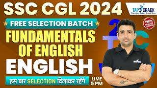 SSC CGL Free Classes 2024  Fundamentals Of English #fundamentals #english #tap2crack #rishabhsir