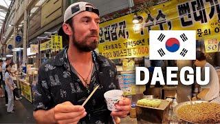 American Eats BUGS At Korean Market - How Is It? Bike Touring Korea Ep#4