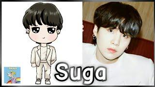 How to draw BTS Suga  Butter