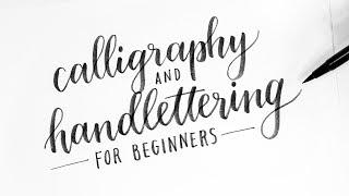 How To Calligraphy & Hand Lettering for Beginners Tutorial + Tips