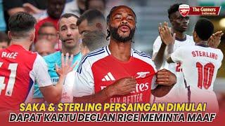 Saka X Sterling Persaingan Dimulai  Sisi Terbaik Sterling Terlihat Rice Minta MaafBerita Arsenal